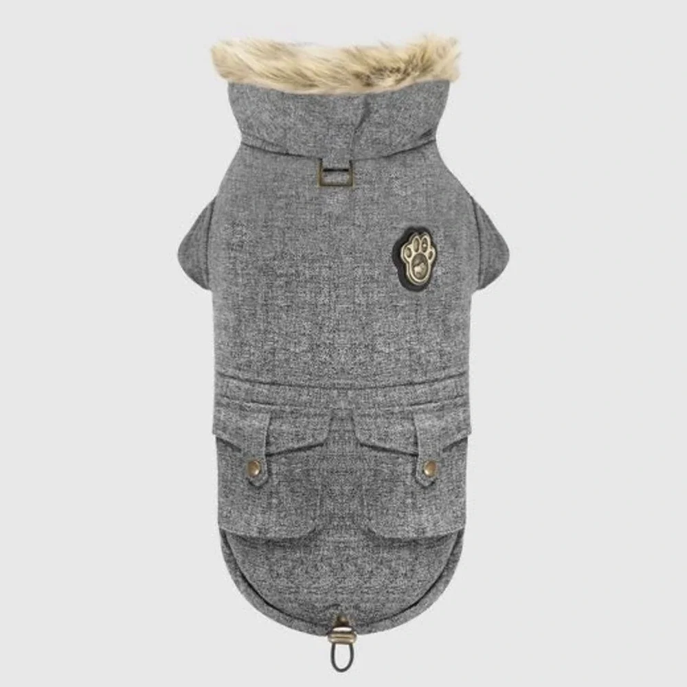Canada Pooch Alaskan Army Parka Grey 28 New With‎ Tags